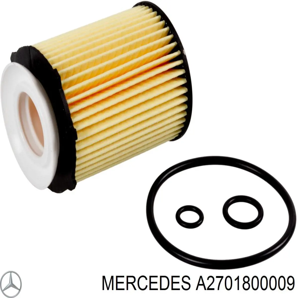 A2701800009 Mercedes filtro de aceite