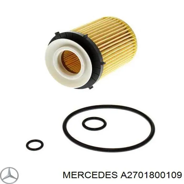 Filtro de aceite Mercedes A2701800109 precio, desde 6,91 EUR