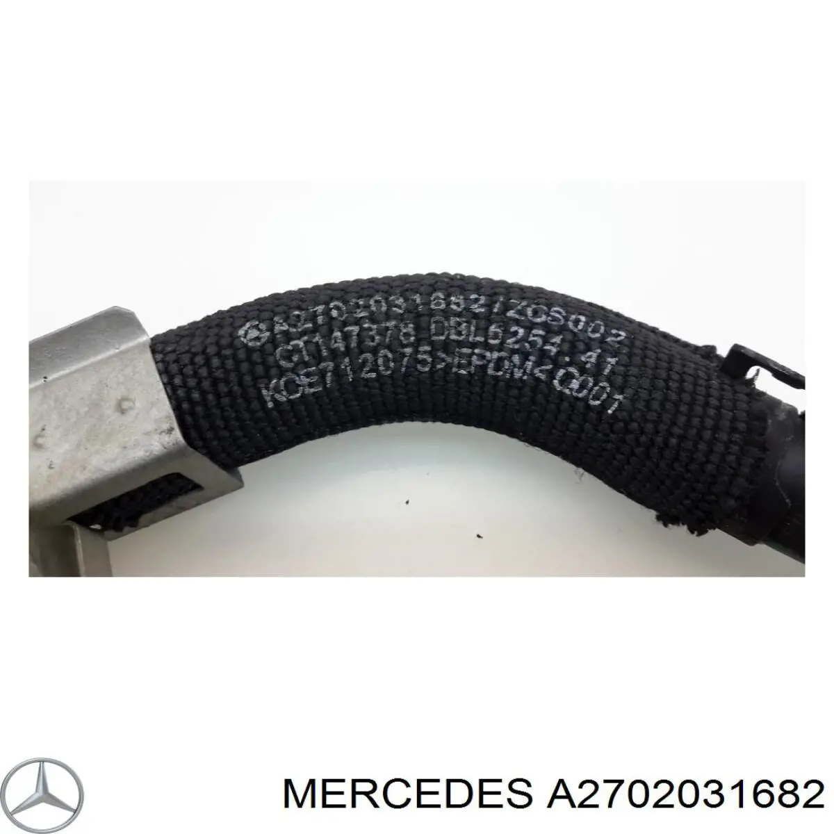 2702031682 Mercedes tubería de radiador, tuberia flexible calefacción, superior