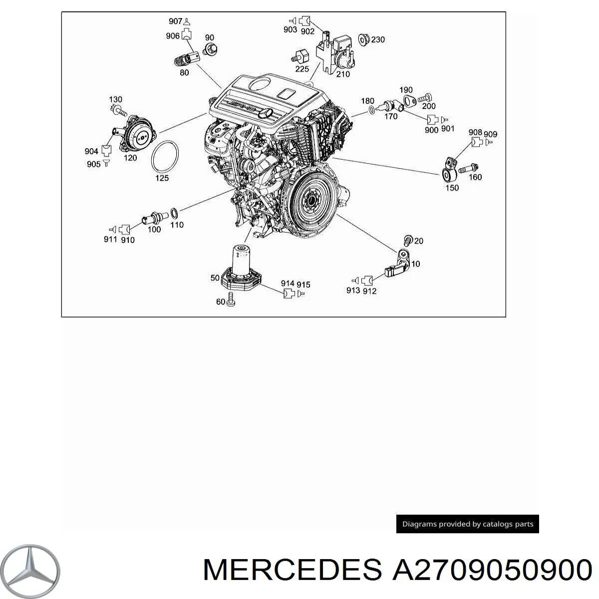 Sensor de detonaciones Mercedes A2709050900 precio, desde 41,84 EUR