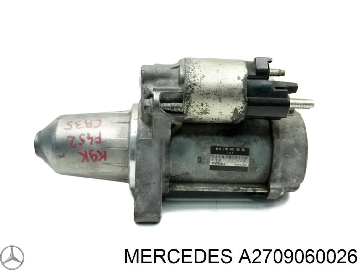 A2709060026 Mercedes motor de arranque