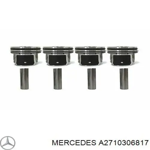 A2710302517 Mercedes pistón completo para 1 cilindro, std