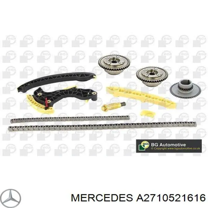 A2710521616 Mercedes carril de deslizamiento, cadena de distribución superior