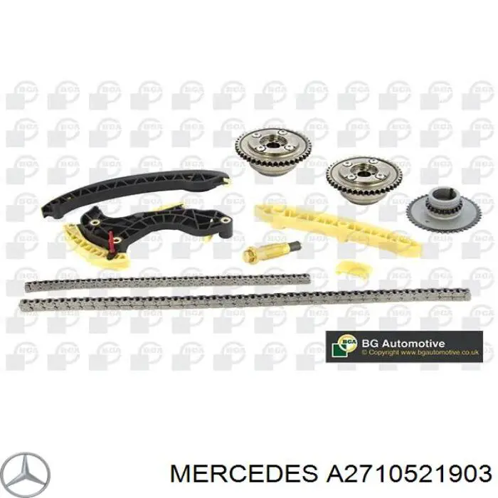 A2710521903 Mercedes rueda dentada, cigüeñal