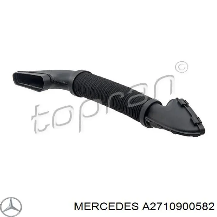 Tubo flexible de aspiración, filtro de aire (entrada) para Mercedes C (W204)