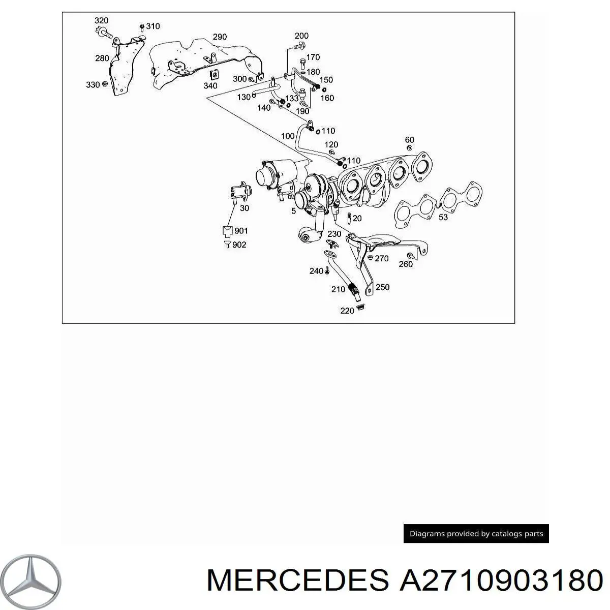 Comprar A2710903180 Mercedes Turbo de coche