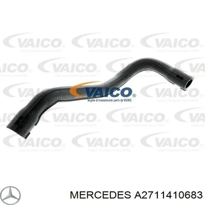 A2711410683 Mercedes manguera tuberia de radiador (gases de escape)