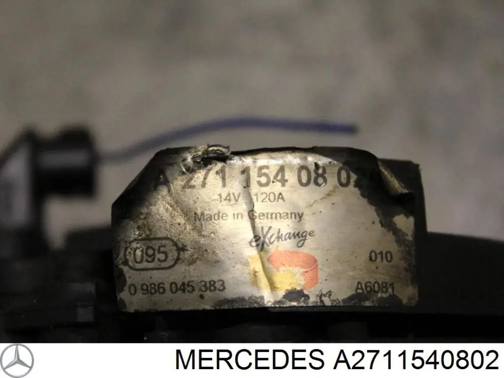 Comprar A2711540802 Mercedes Dynamo