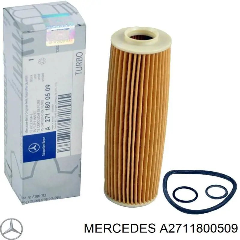 A2711800509 Mercedes filtro de aceite