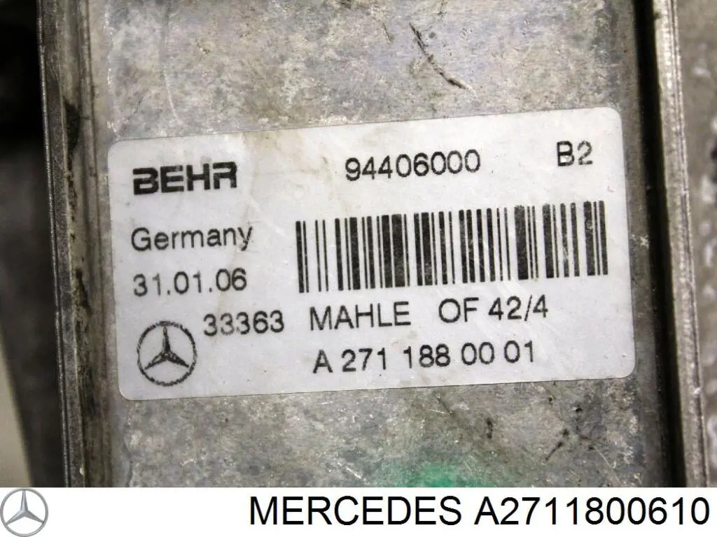 Comprar A2711800610 Mercedes Portafiltro de aceite