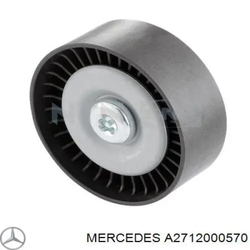 Polea inversión/guía, correa auxiliar servicios Mercedes A2712000570 precio, desde 18,57 EUR