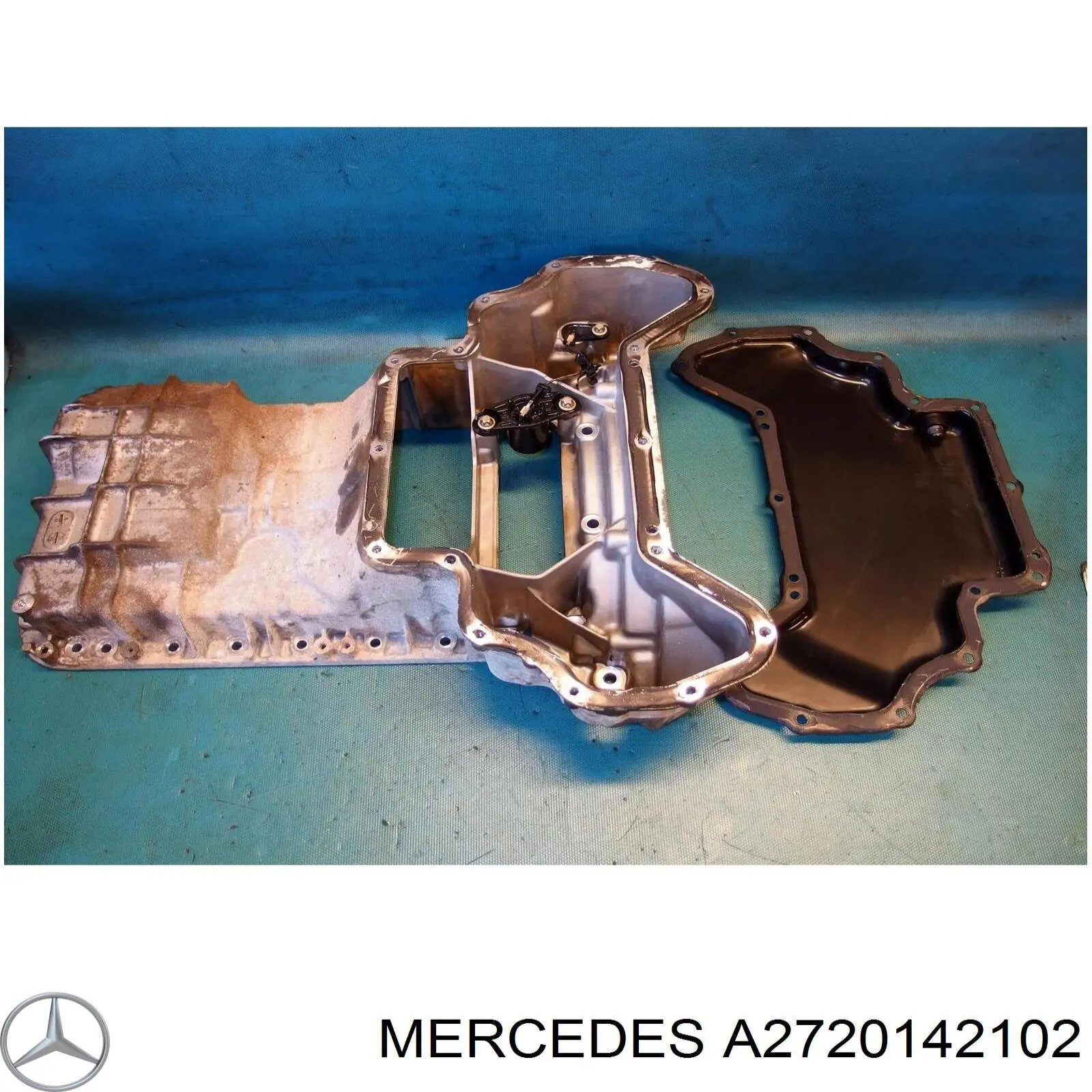 Cárter de aceite, parte superior A2720140802 Mercedes