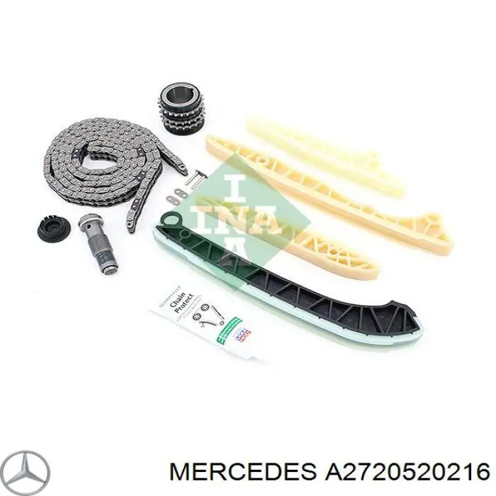 A2720520216 Mercedes carril de deslizamiento, cadena de distribución interior derecho
