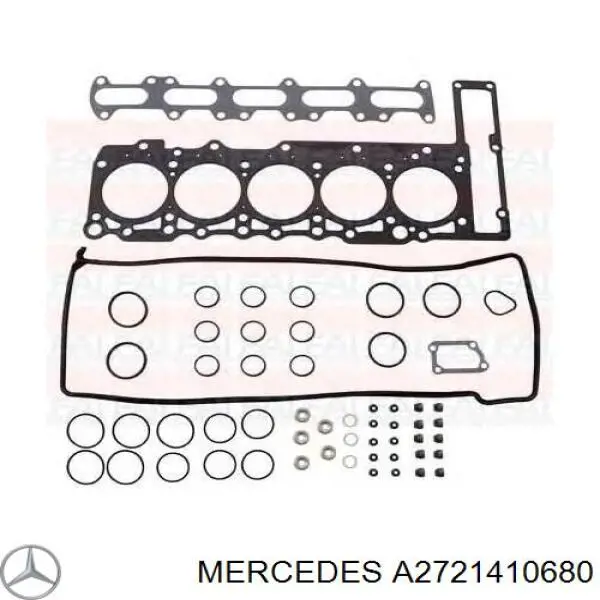 2721410680 Mercedes junta, colector de admisión, derecha