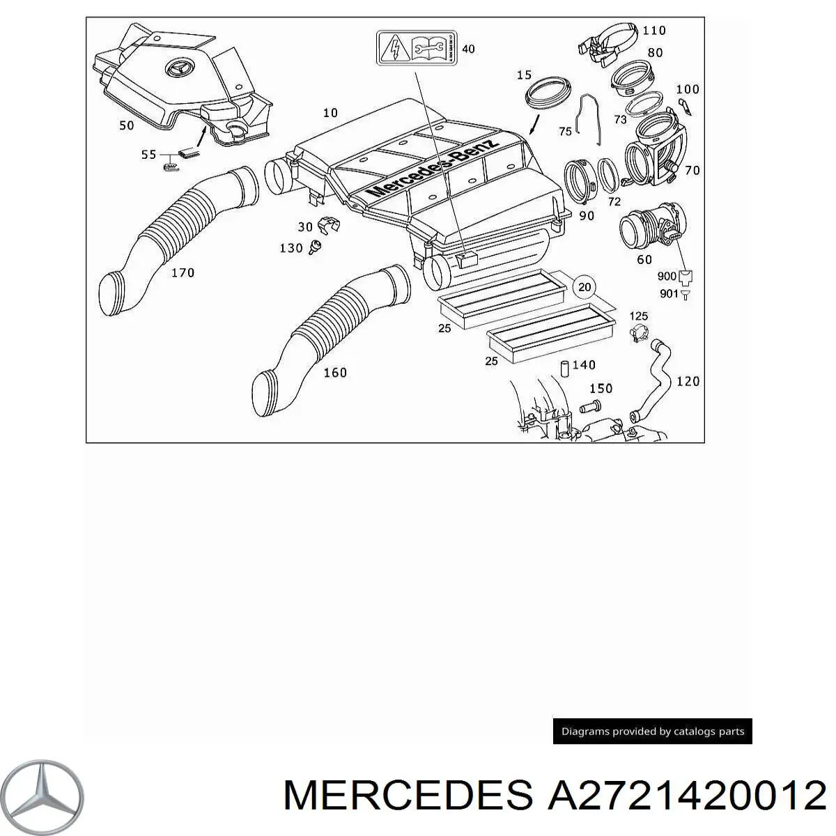  Mercedes A2721420012 precio, desde 8,35 EUR