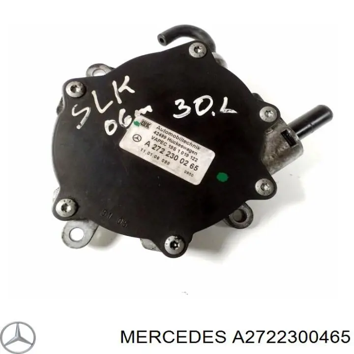 A2722300265 Mercedes Bomba de vacío de frenado