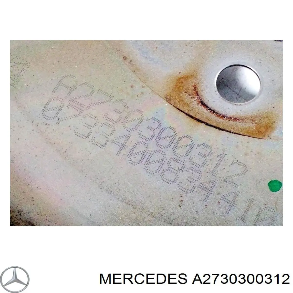 A2730300312 Mercedes Volante de motor