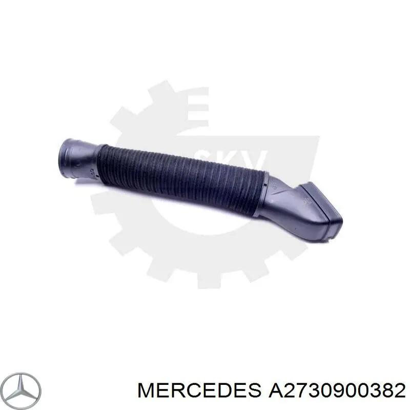 Tubo flexible de aspiración, filtro de aire (entrada) para Mercedes S (W221)