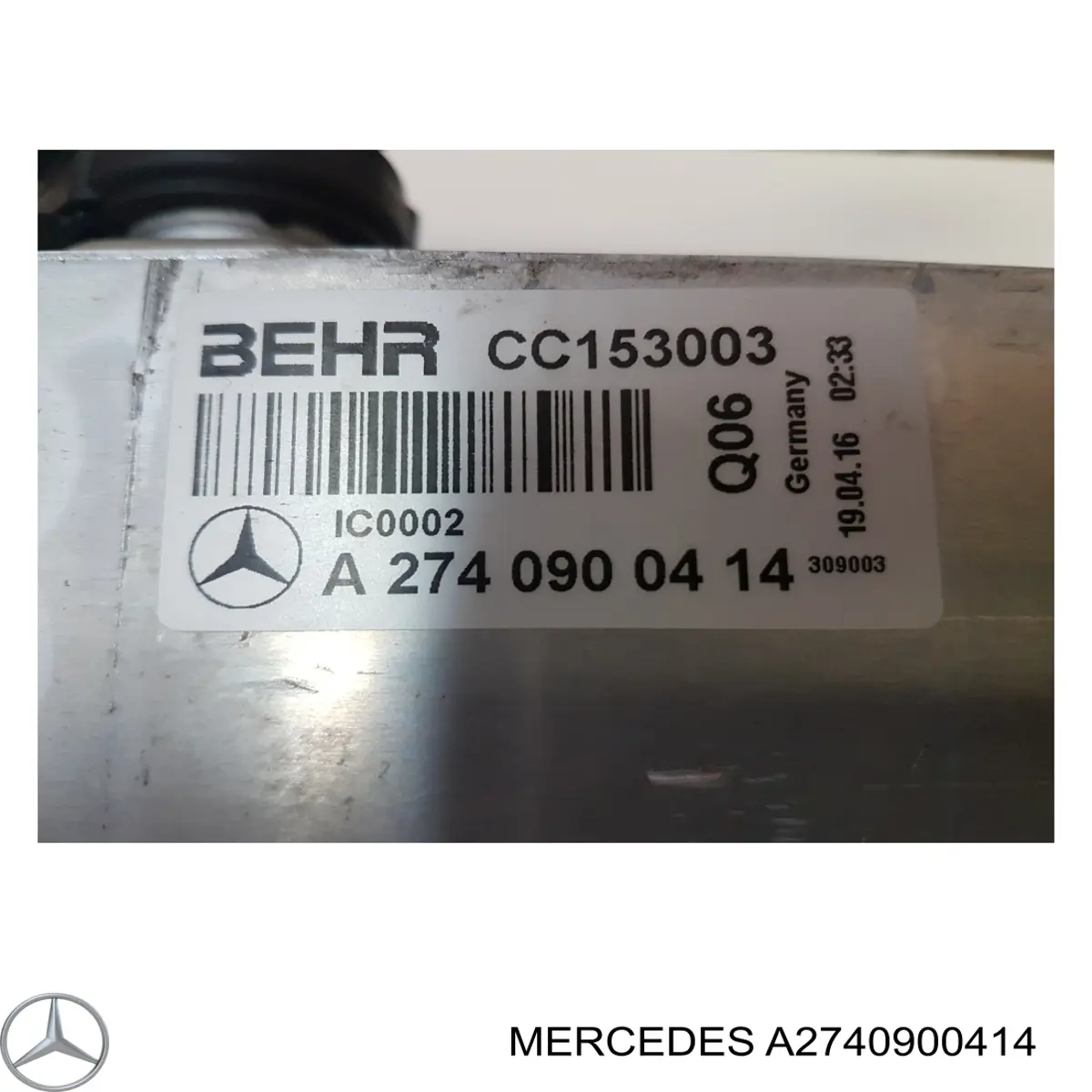 309072 NRF Radiador de intercooler
