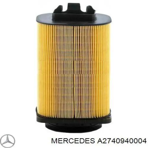 A2740940004 Mercedes filtro de aire