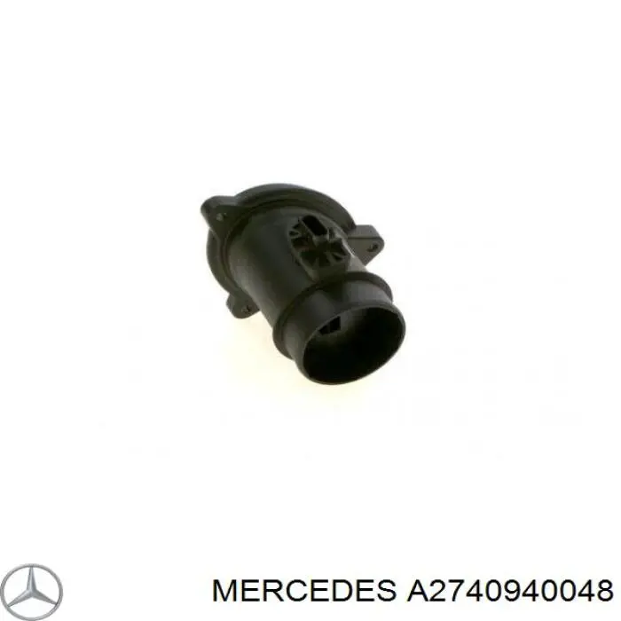 A2740940048 Mercedes sensor de flujo de aire/medidor de flujo (flujo de aire masibo)