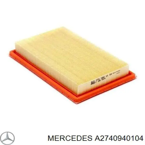 A2740940104 Mercedes filtro de aire