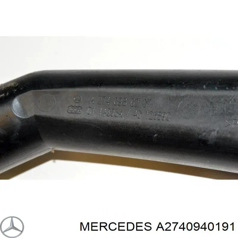 Manguera del intercooler Mercedes A2740940191 precio, desde 29,97 EUR