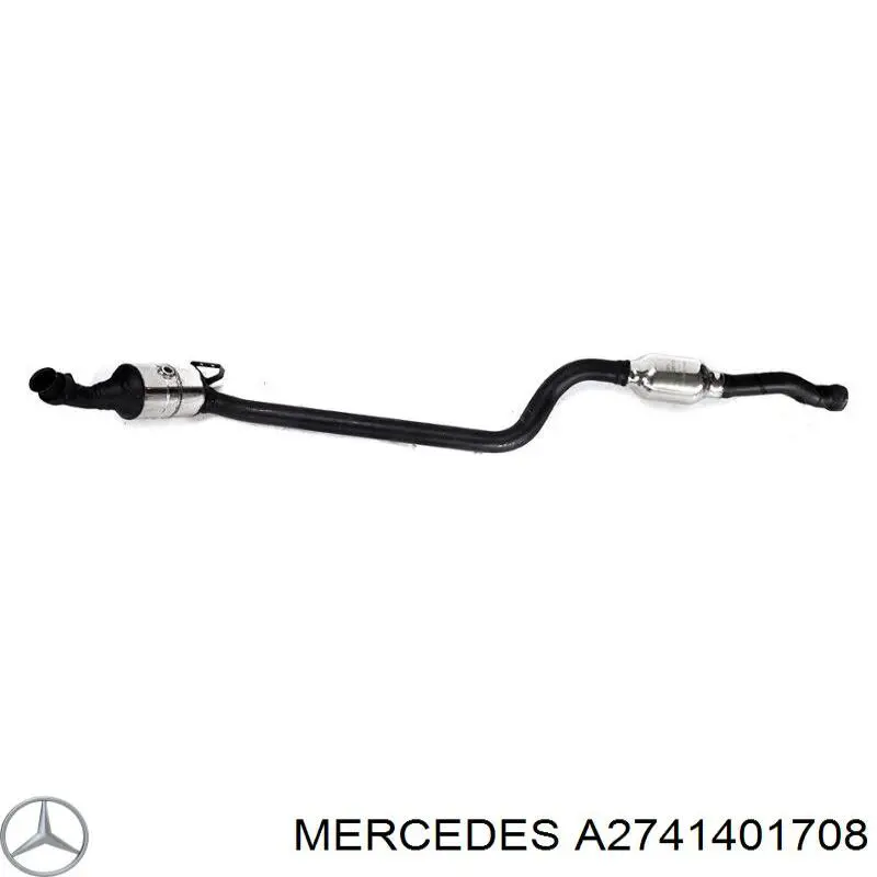 A2741401708 Mercedes Catalizador de gasolina y diésel