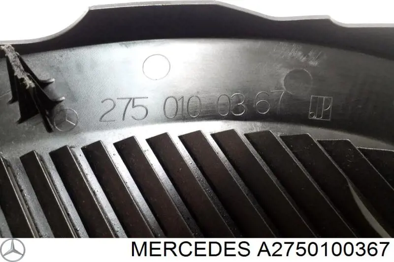 2750100367 Mercedes cubierta de motor decorativa