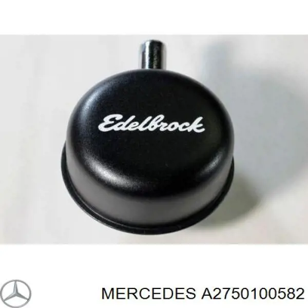 A2750100582 Mercedes tubo de ventilacion del carter (separador de aceite)