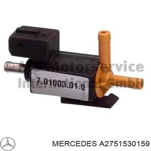 Válvula reguladora de admisión para Mercedes S (W221)