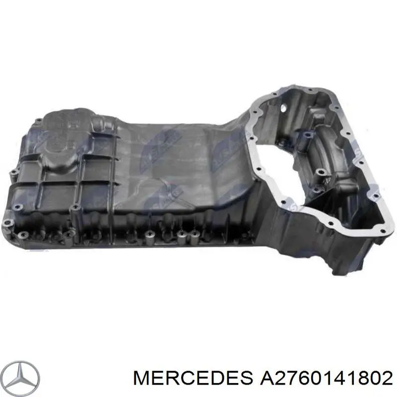 2760141802 Mercedes cárter de aceite, parte superior