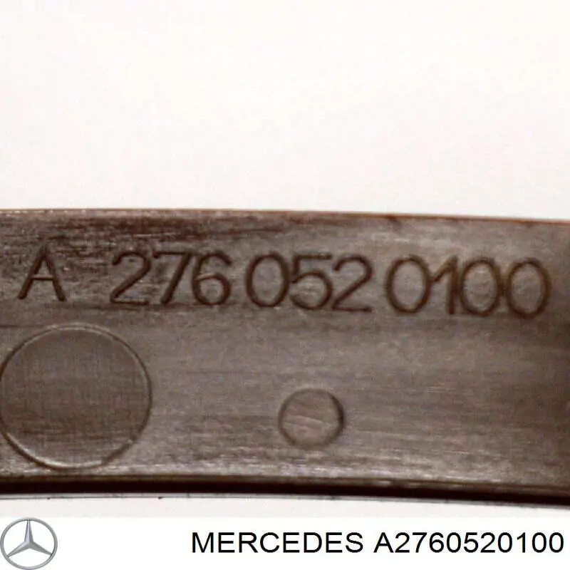 2760520100 Mercedes carril de deslizamiento, cadena de distribución derecho