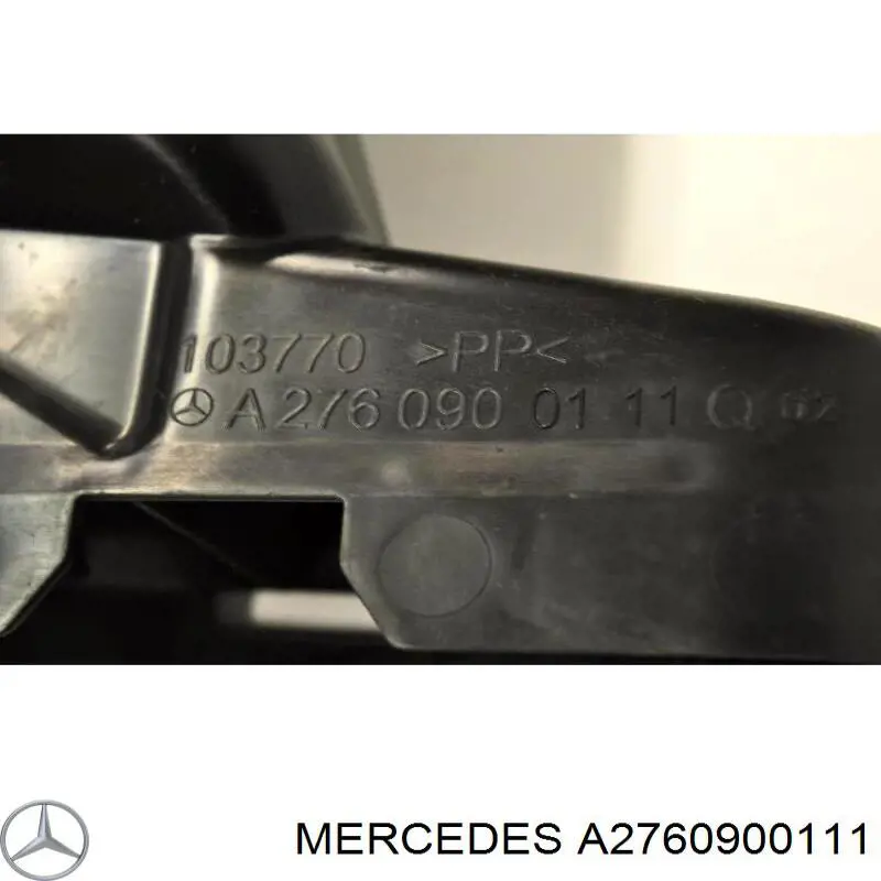 Comprar A2760900111 Mercedes Entrada del filtro de aire