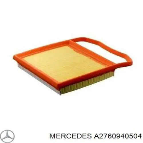 A2760940504 Mercedes filtro de aire