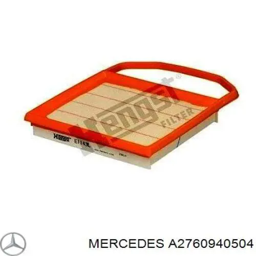 El filtro de aire Mercedes A2760940504 precio, desde 20,72 EUR