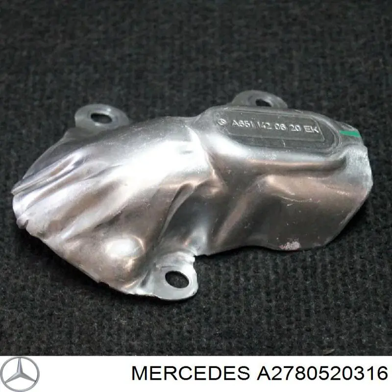 2780520316 Mercedes carril de deslizamiento, cadena de distribución, culata superior