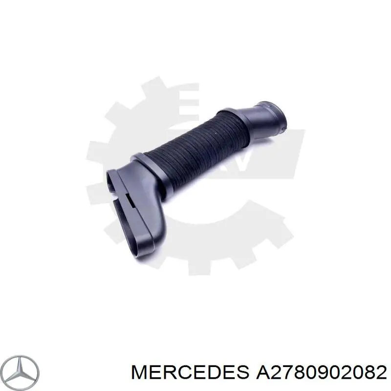 A2780902082 Mercedes tubo flexible de aspiración, entrada del filtro de aire