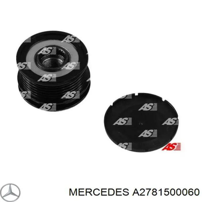 Polea rueda libre Mercedes A2781500060 precio, desde 21,81 EUR