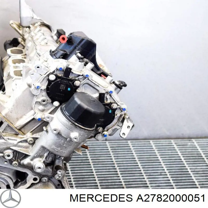 A2782000051 Mercedes Manguera de refrigerante del turbocompresor, entrada