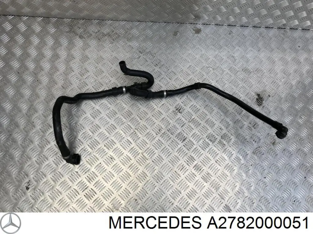 Comprar A2782000051 Mercedes Manguera de refrigerante del turbocompresor, entrada