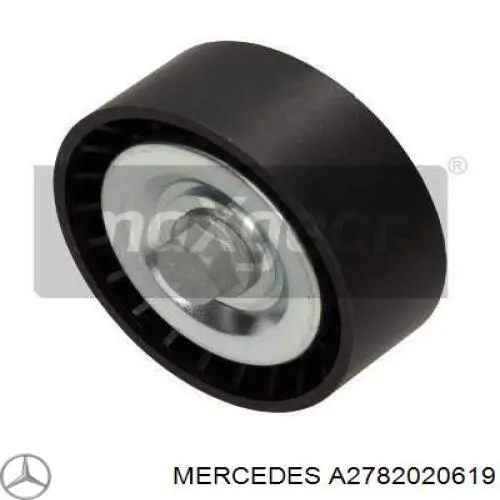 A2782020619 Mercedes polea inversión / guía, correa poli v