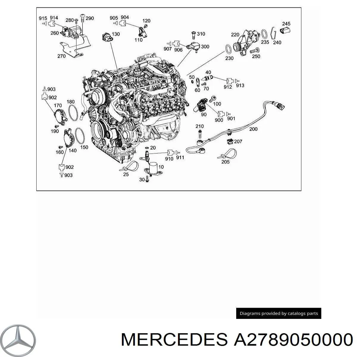 Comprar A2789050000 Mercedes Sensor de detonacion