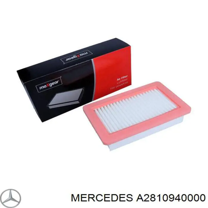 El filtro de aire Mercedes A2810940000 precio, desde 8,58 EUR