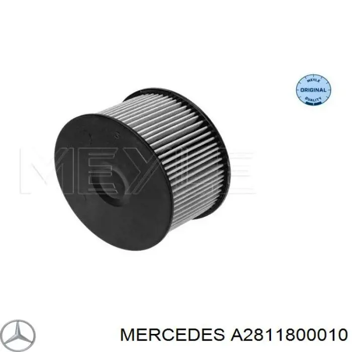 Tapa del filtro de aceite Mercedes A2811800010