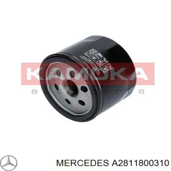 A2811800310 Mercedes filtro de aceite