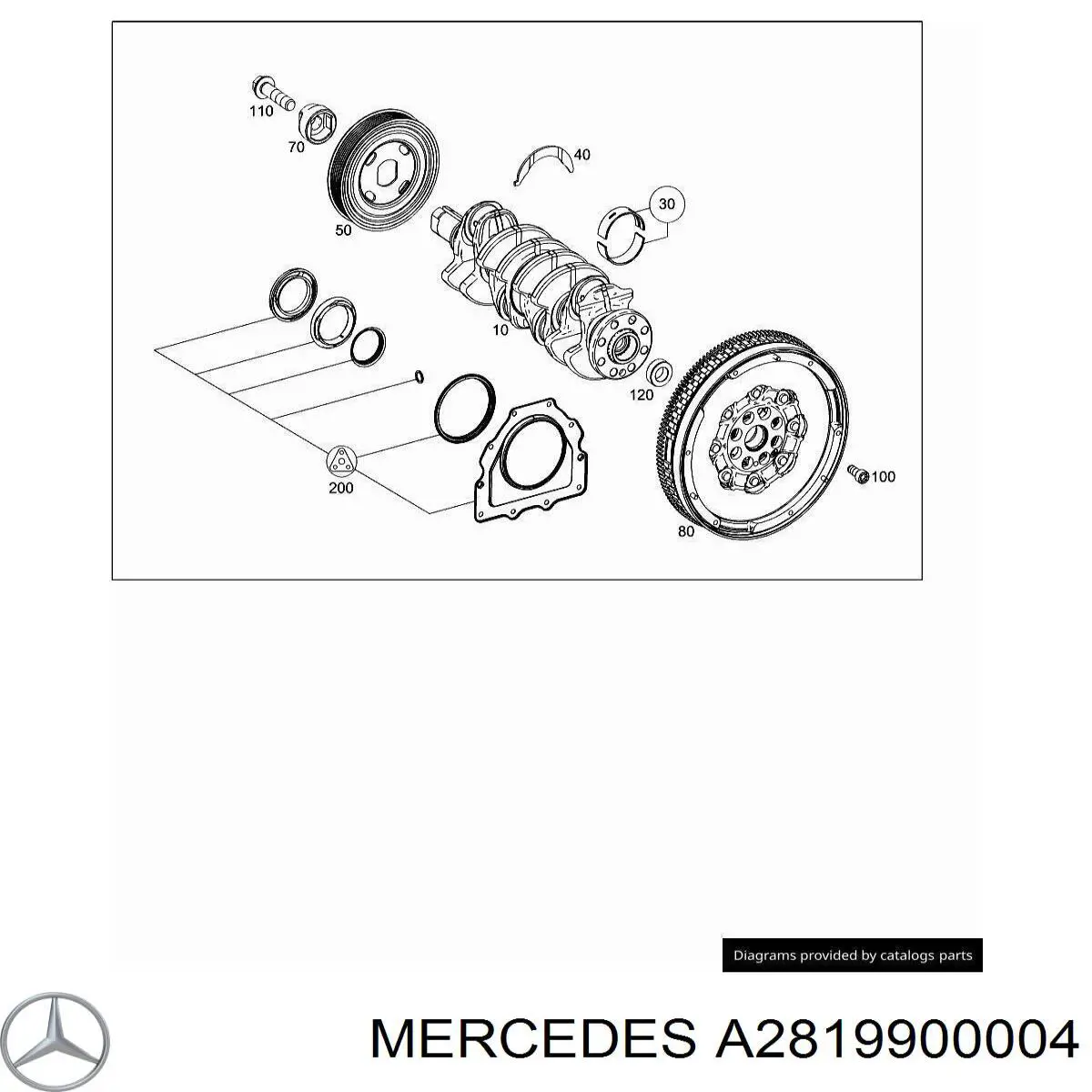 Perno de volante de inercia Mercedes A2819900004 precio, desde 11,71 EUR