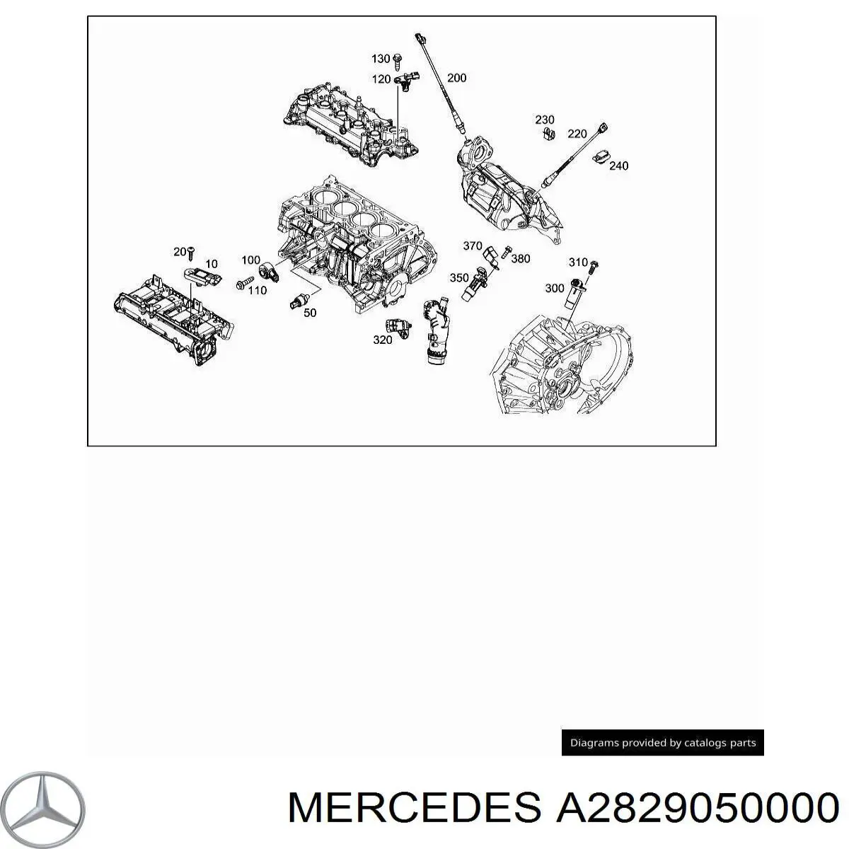  Mercedes A2829050000 precio, desde 96,20 EUR