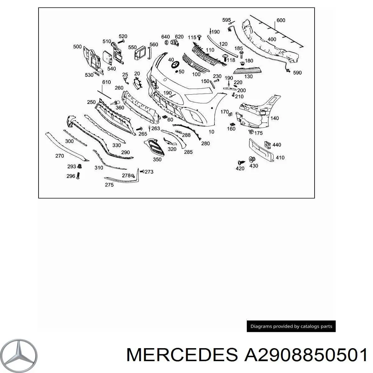 A2908850501 Mercedes