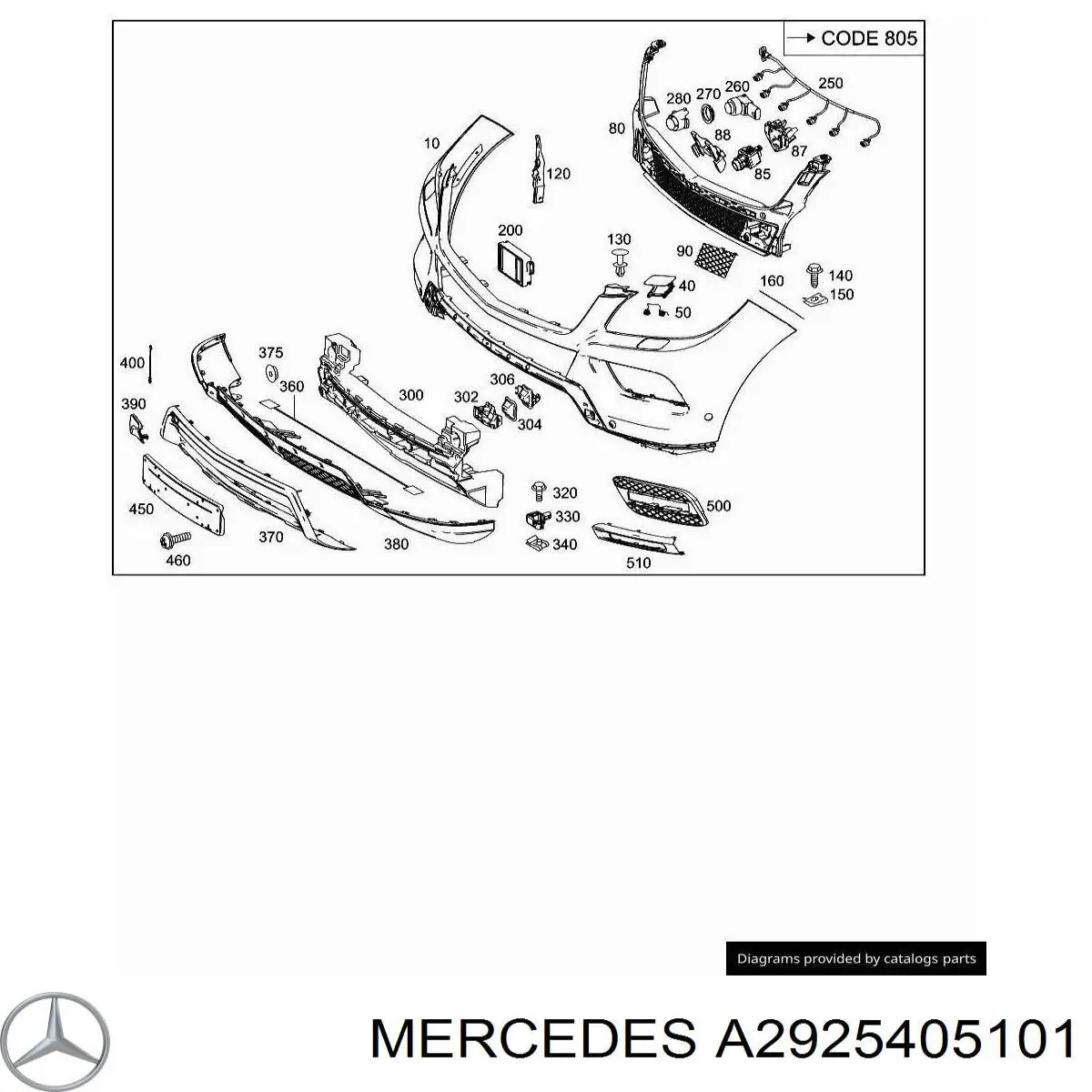 A2925405101 Mercedes